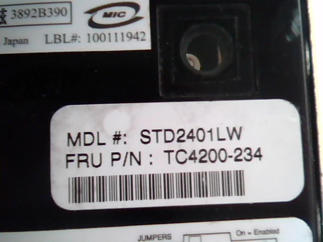 SCSI DAT Tape Drive Seagate IBM STD2401LW TC4200-234 E-H026-00-4395 59P6670 - image 4