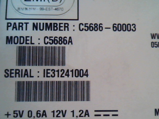 SCSI DAT Tape Drive HP Invent C5686-60003 C5686A B004 Surestore Dat40 ABA - image 7