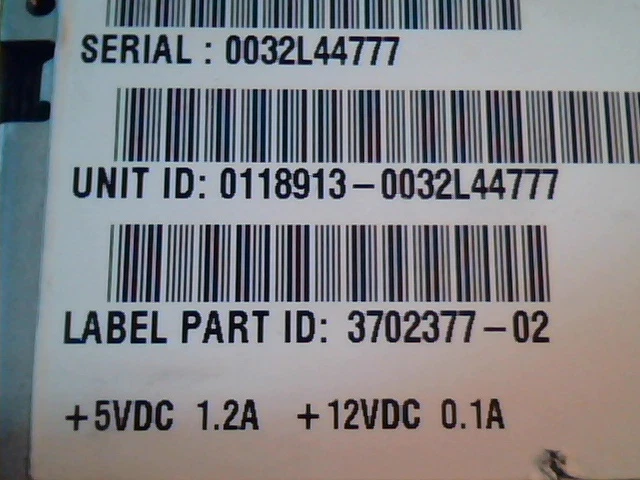 SCSI DAT Tape Drive SUN 370-2377 DD3 HP C1537-00631 3702377-02 3826 DAT3 12/24 - image 3