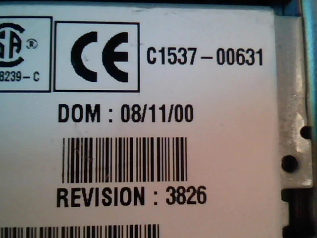 SCSI DAT Tape Drive SUN 370-2377 DD3 HP C1537-00631 3702377-02 3826 DAT3 12/24 - image 4