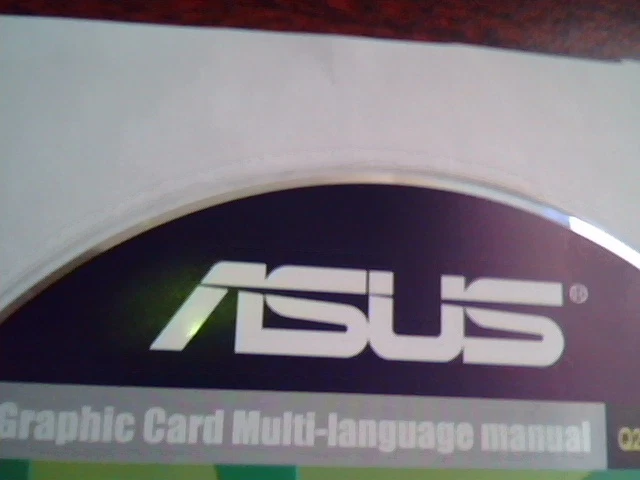 Driver Support CD ASUS Graphic Card Multi-language manual V597 Q2340,Q2341,Q1836 - image 2