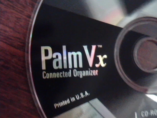 Driver Support CD PalmVx connected organizer 405-1322 B games outlook manager