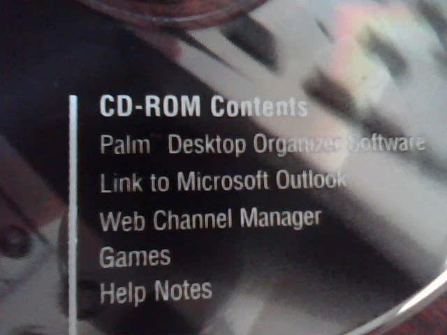 Driver Support CD PalmVx connected organizer 405-1322 B games outlook manager - image 2