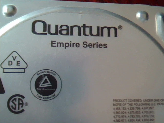 Hard Drive Disk SCSI Quantum Empire Series 1080S EM10S011-01-C 1110000 - image 2