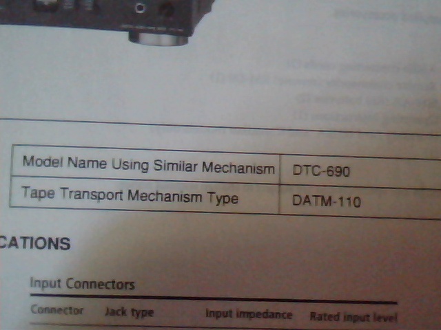 User's Service Manual DTC-790 Digital Audio Tape Deck Sony DTC-690 DATM-110 AEP - image 2