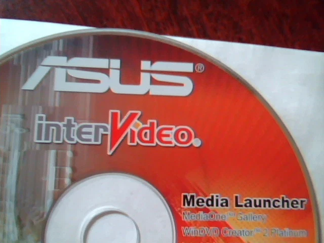 Driver Support CD ASUS interVideo Media Launcher M857 OEM MediaOne WinDVD - image 2