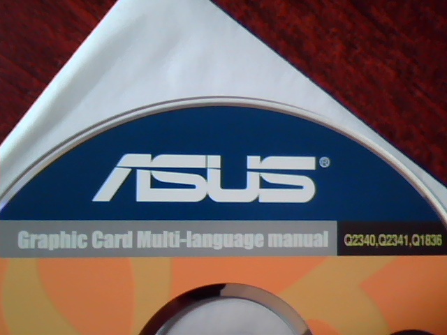 Driver Support CD ASUS Graphic Card Multi-language manual V513 Q2340 Q2341 Q1836 - image 2