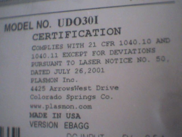 Plasmon UDO UDO30 UDO30I Optical Drive 100-100712-00 SEALED w/ BOX - image 3