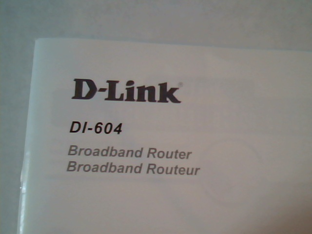 Installation Guide and CD D-link DI-604 Router Ver 2.05A Manual EtherNetwork - image 2