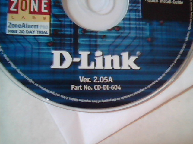 Installation Guide and CD D-link DI-604 Router Ver 2.05A Manual EtherNetwork - image 5