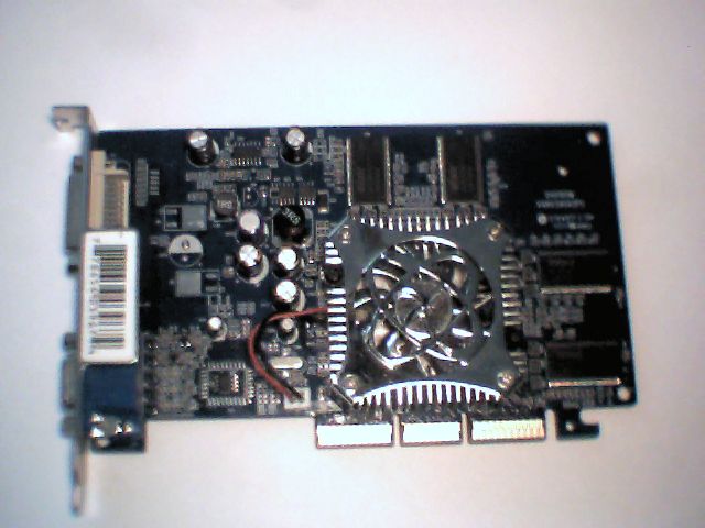 PV-T34B-UAFG 256MB 8X AGP Video Card GX FX5500 TVOUT 040105M VANV34UA2PS - image 2