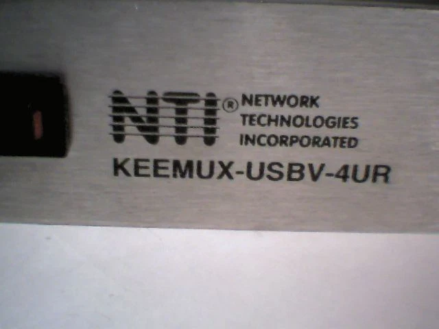 NTI KEEMUX-USBV-4UR Video/USB/Keyboard MUX Multiplexer KVM Switch - image 2