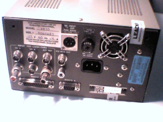Leader 5870 Vector/Waveform Monitor 525LINES 525 Lines Scope Lab Instrument - image 4