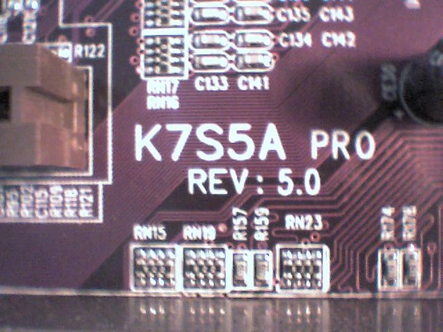 Motherboard Athlon K7S5A Pro v5.0 Socket462 Duron 800 512MB good caps - image 3