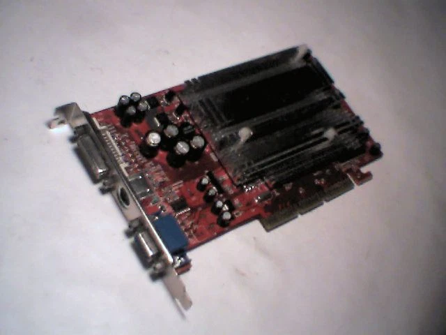 Video Card AGP Radeon 9550 256MB (128bit) DDR with DVI TV Connect3D 8909-914 3D