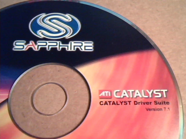 ATI Sapphire Installation Driver CD : Catalyst Driver Suite version 7.1 - image 3
