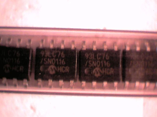 BULK LOT of 11 93LC76 MICROCHIP - 8K 2.5V Microwire Serial EEPROM - image 3