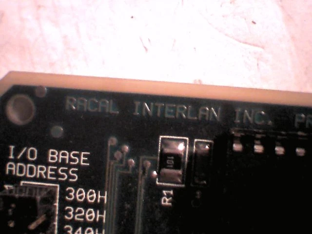 Racal Interlan Inc. 625-0220-00 Rev.AA ISA Ethernet card Vintage AM7990PC 620 - image 5