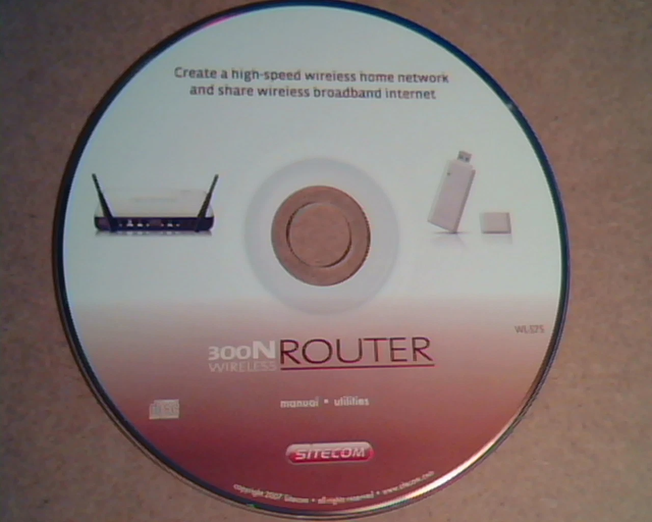 300N Wireless Router CD : Manual & Utilities : SITECOM
