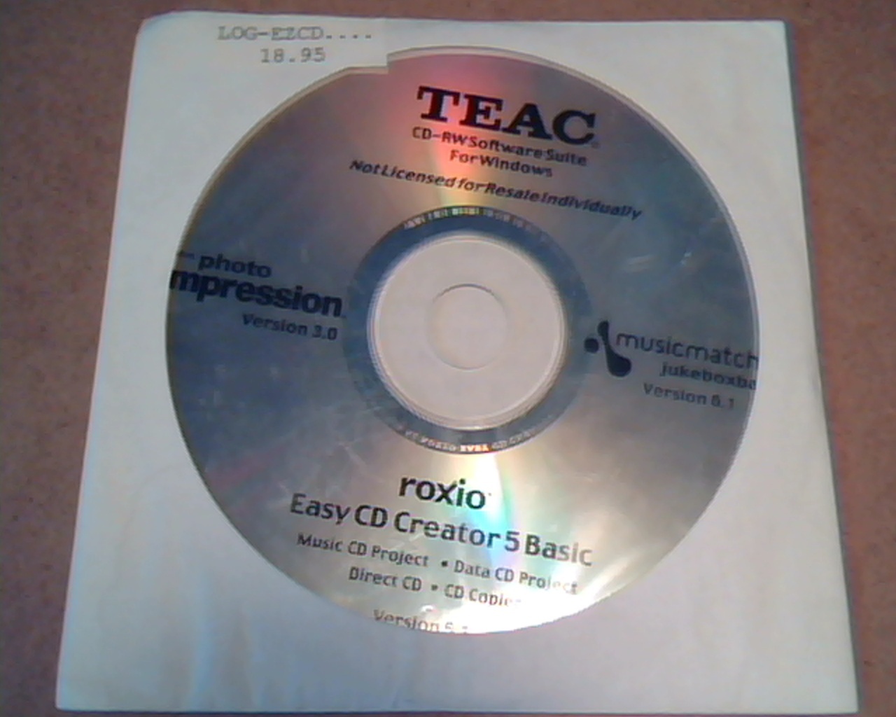 Roxio Easy CD Creator 5 Basic: inc. photo Impression / musicmatch Jukeboxbasic