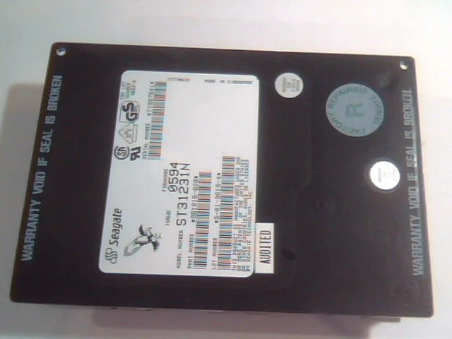 Hard Drive Disk Seagate Hawk ST31231N 9B1016-028 S-01-6919-4 0594