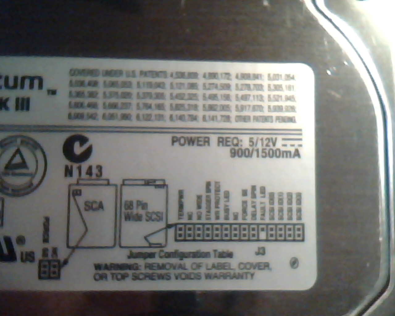 Hard Drive Disk Quantum Atlas 10K III KW36L018-02-H 36.7L E-H011-011339 — image 3