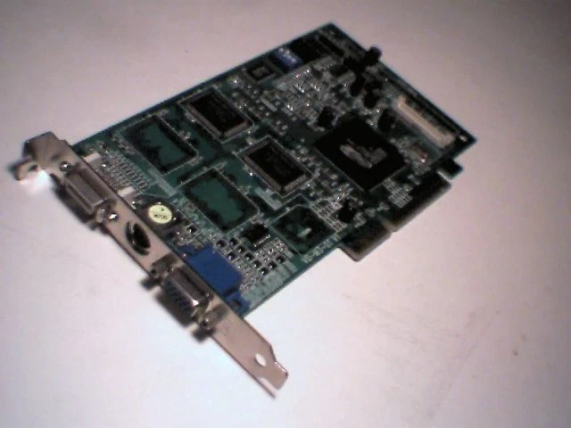 Video Card AGP ATI Rage 128 Mobility LCD Panel VD-M3-01 V1 DFP TV DOLCH