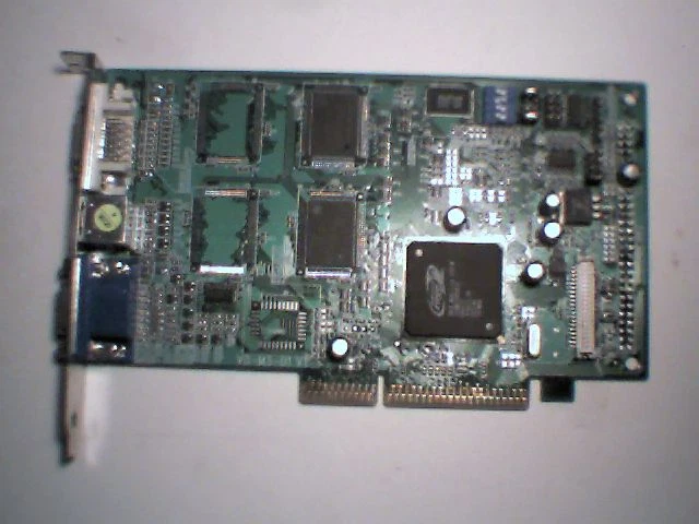Video Card AGP ATI Rage 128 Mobility LCD Panel VD-M3-01 V1 DFP TV DOLCH - image 2