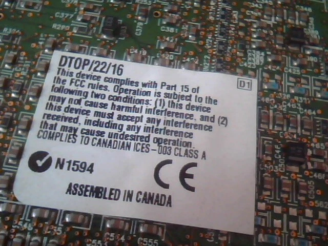 Matrox DigiDesktop 681-0101 RevB DTOP/22/16 DVP-9161 - image 5