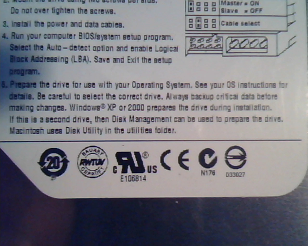 Hard Drive Disk Seagate SV35.1 250GB 9CS033-501 ST3250824AV E-H011-05-3453 3.ACP - image 2