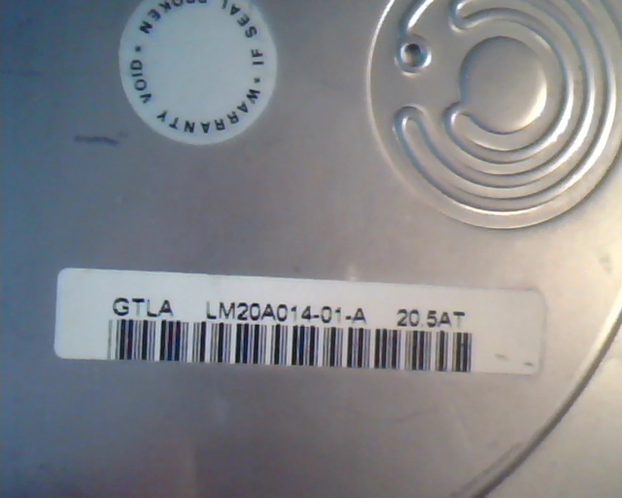 Hard Drive Disk Quantum Fireball Plus LM LM20A014-01-A 20.5AT ALM5 0750 - image 2