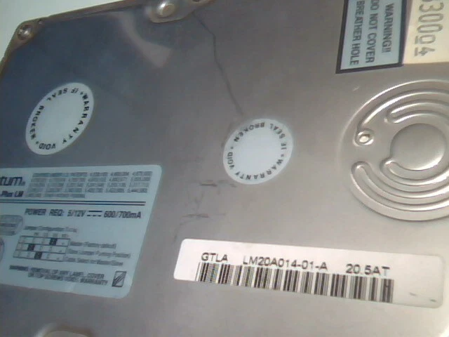Hard Drive Disk Quantum Fireball Plus LM LM20A014-01-A 20.5AT ALM5 0750 - image 6