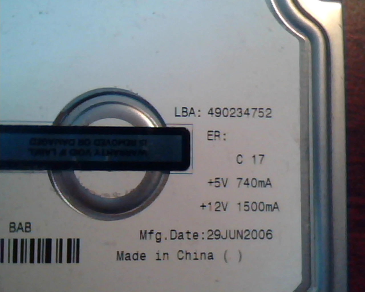Hard Disk Drive IDE Maxtor DiamondMax 10 6L250R0 250GB PATA133 BAJ41G20 - image 4