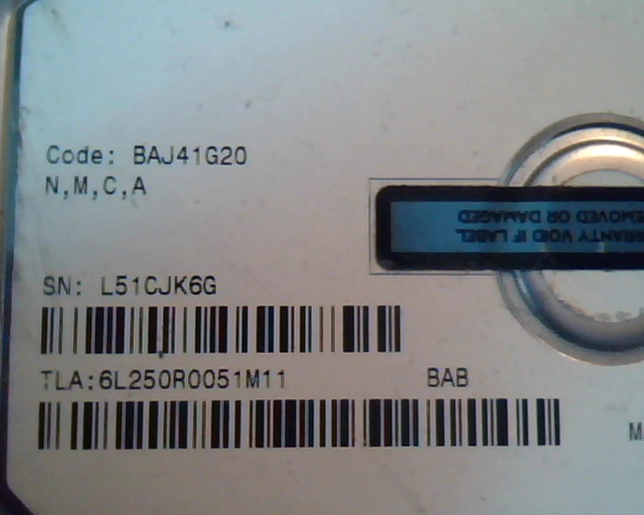 Hard Disk Drive IDE Maxtor DiamondMax 10 6L250R0 250GB PATA133 BAJ41G20 - image 5