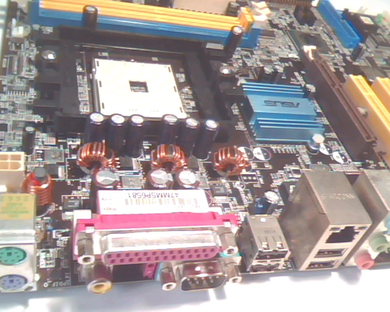 Motherboard Athlon ASUS K8V v1.12 Socket754 754 K8VB1 Athlon K8V-UAYZ AGP - image 2