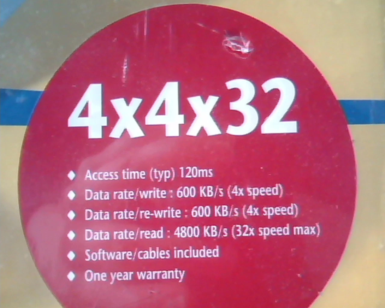 Cicero CD Rewritable Drive 4x4x32 IDE IN THE BOX NEW - image 2