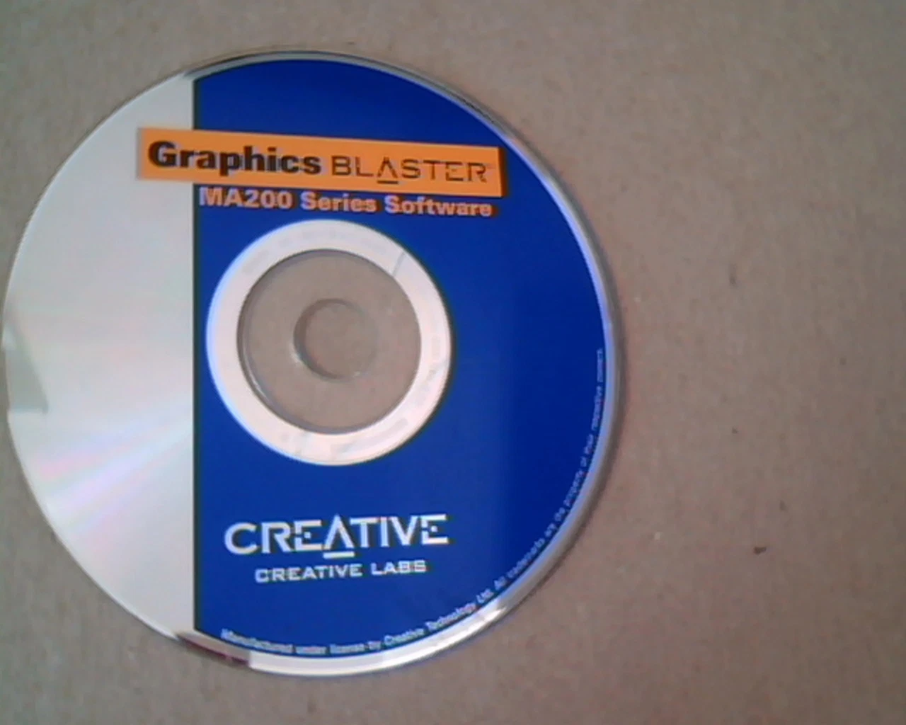 Creative Labs: Graphics Blaster: MA200 Series Software