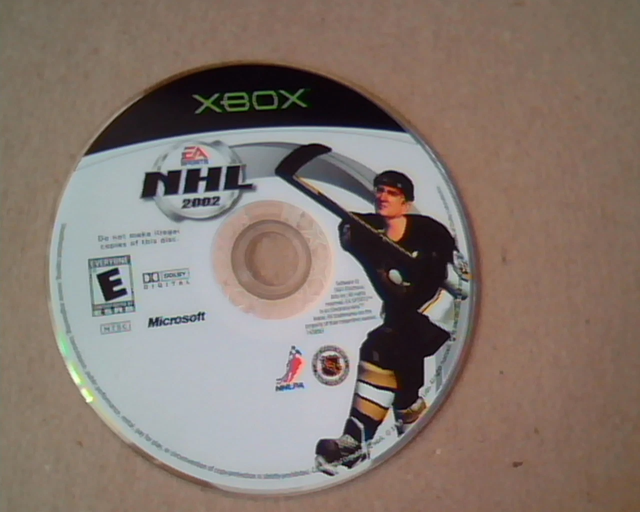 XBOX NHL 2002 - Video Game CD - Microsoft