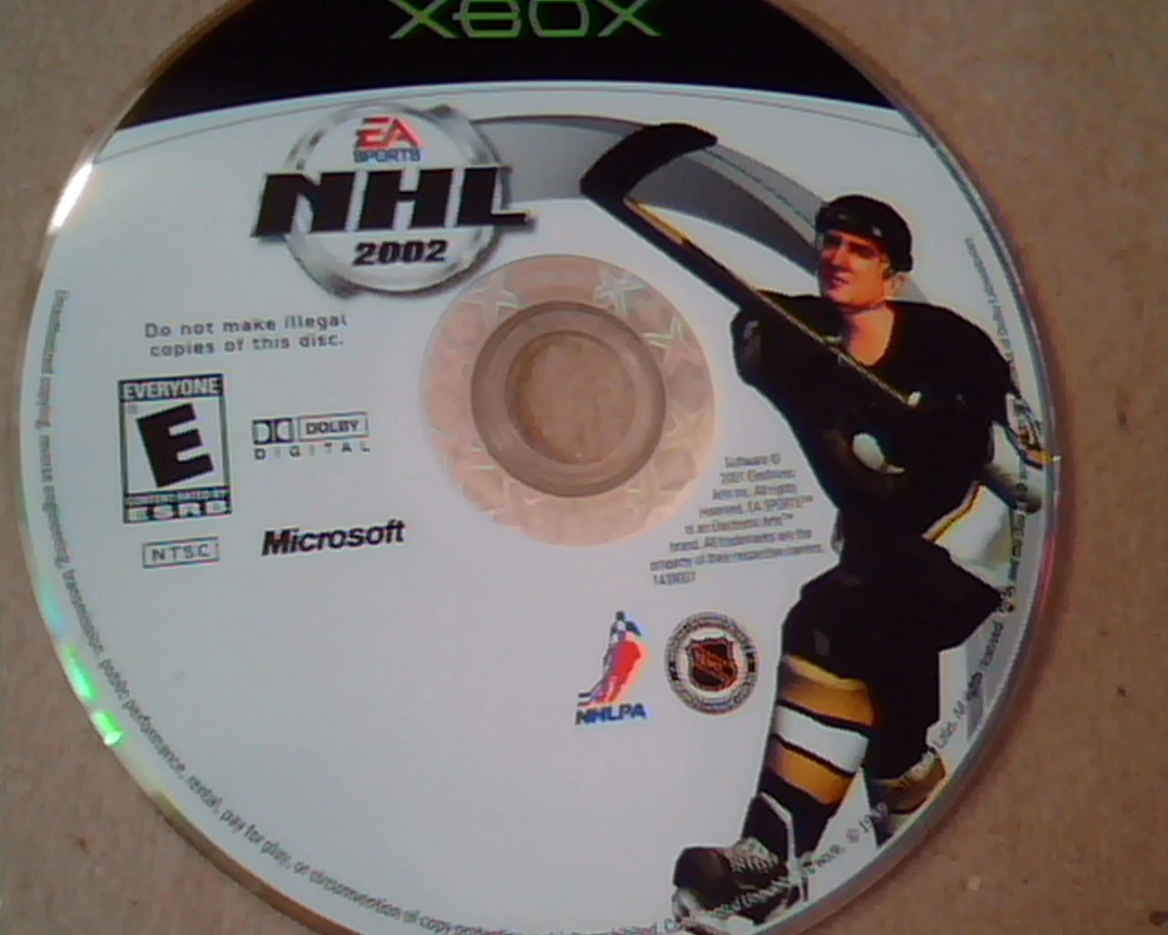 XBOX NHL 2002 - Video Game CD - Microsoft - image 3