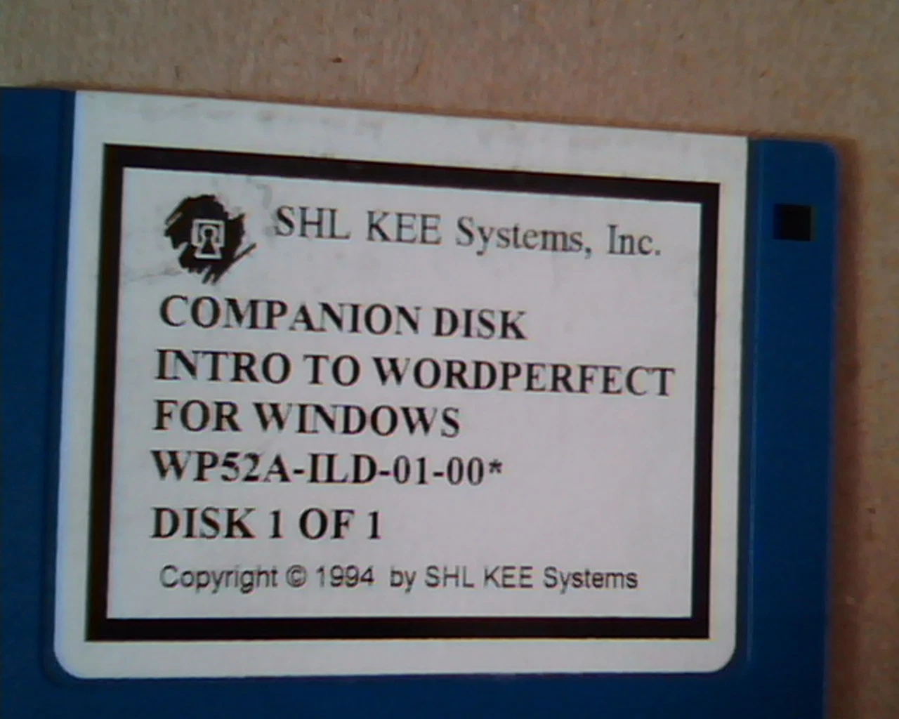 Companion Disk: Intro to Wordperfect for Windows: Disk 1 of 1 - image 2