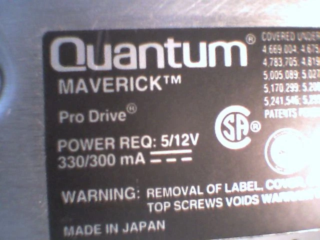 Hard Drive IDE Disk Quantum Maverick ProDrive RE36C-E 540AT MV54A474 540MB 540 - image 2