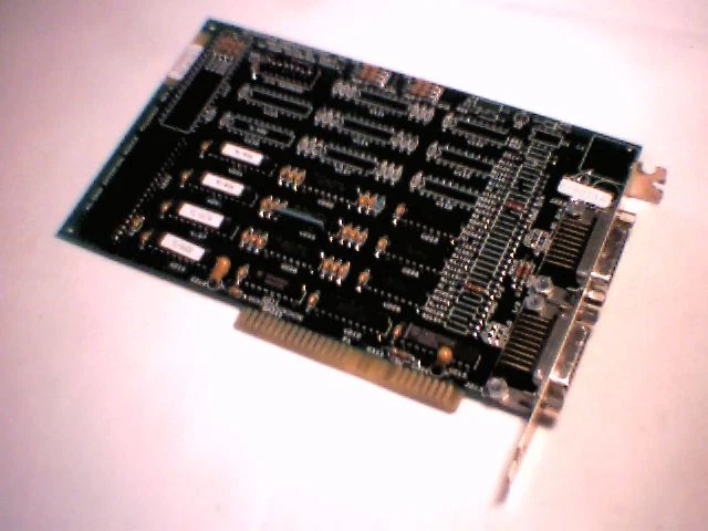 Promptus RS-366A Interface Module 8-bit ISA Network Card PC100400 Rev.A vintage