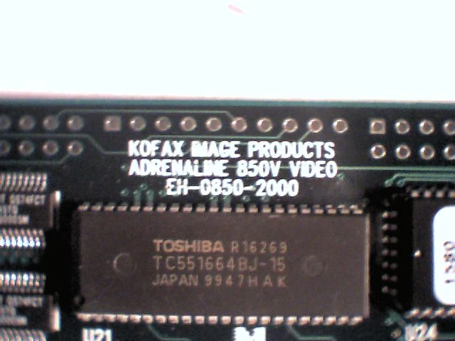 Kofax Adrenaline 850V EH-0850-2000 PCI Video Image Processor Accelerator Card - image 5