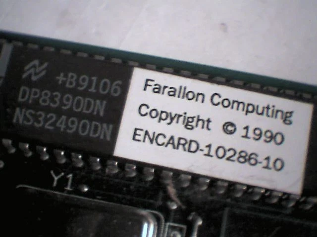 Farallon PhoneNET Card EN Apple Nubus Network Adapter Mac ENCARD 160206 Vintage - image 5