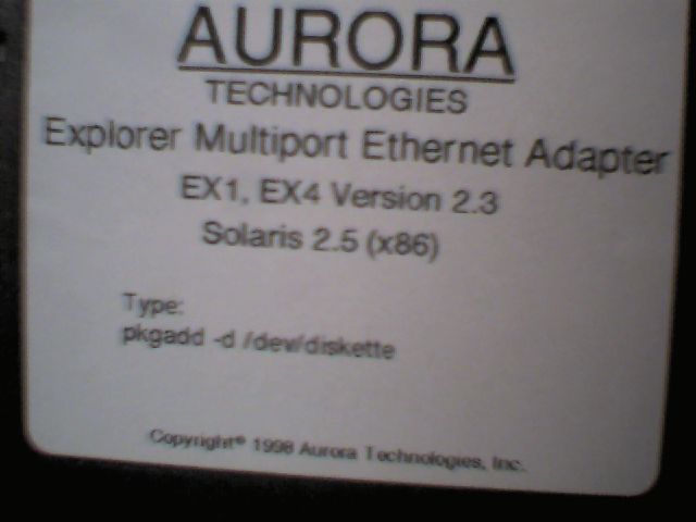 Aurora Explorer Multiport 4-Port PCI Card Ethernet Adapter NIC Sun Solaris SPARC - image 4
