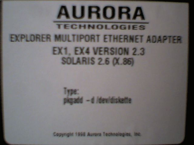 Aurora Explorer Multiport 4-Port PCI Card Ethernet Adapter NIC Sun Solaris SPARC - image 5