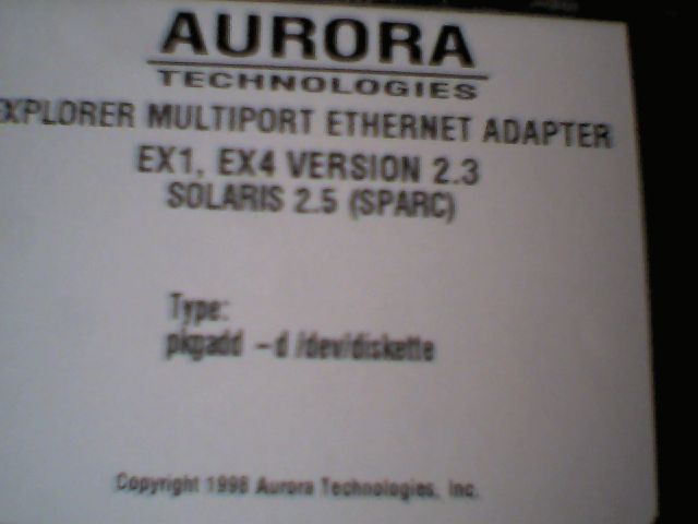 Aurora Explorer Multiport 4-Port PCI Card Ethernet Adapter NIC Sun Solaris SPARC - image 7