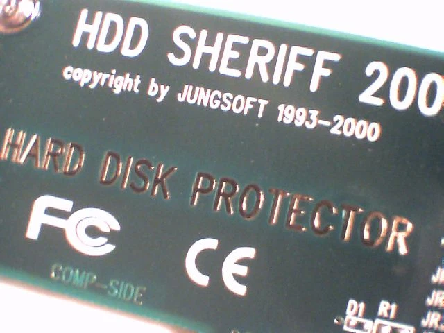 HDD SHERIFF 2000 HARD DISK SECURITY PROTECTION PCI CARD - image 2