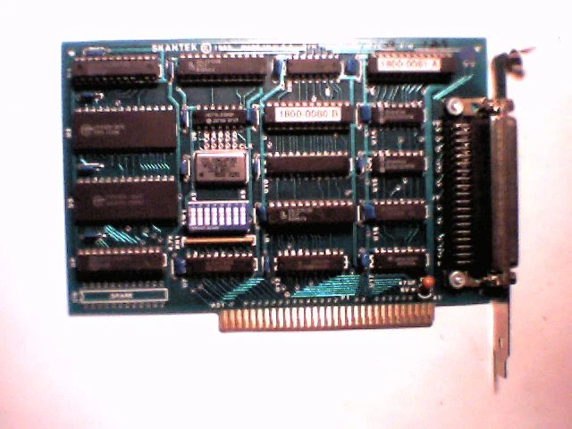 Skantek Corp Scanner Interface card 1600-0050 Rev.C 8-bit ISA