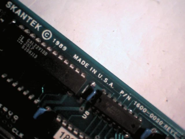 Skantek Corp Scanner Interface card 1600-0050 Rev.C 8-bit ISA - image 3